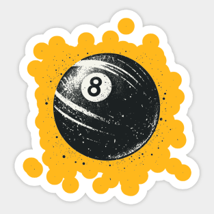 Pool Ball Sticker